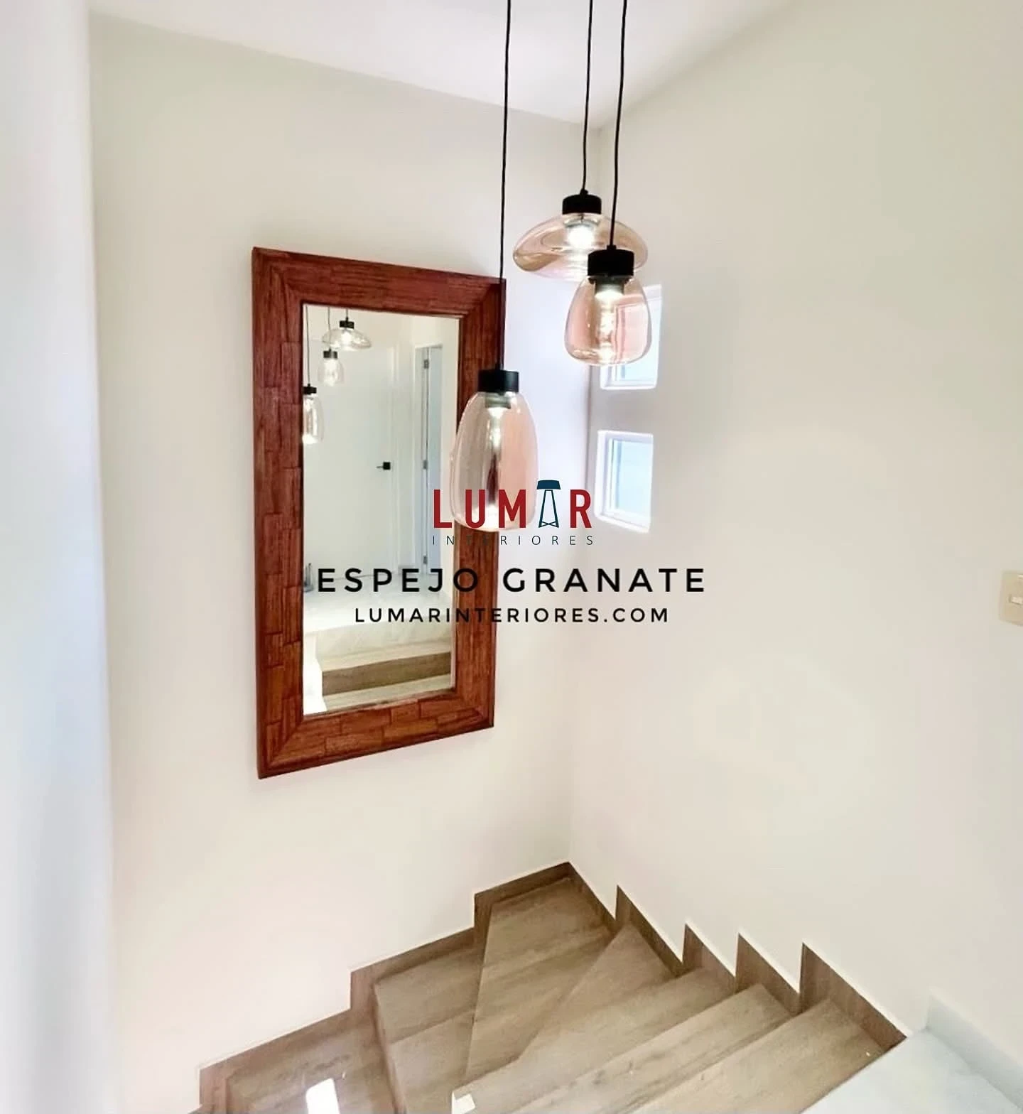 Espejo GRANATE Chapa Parota 3