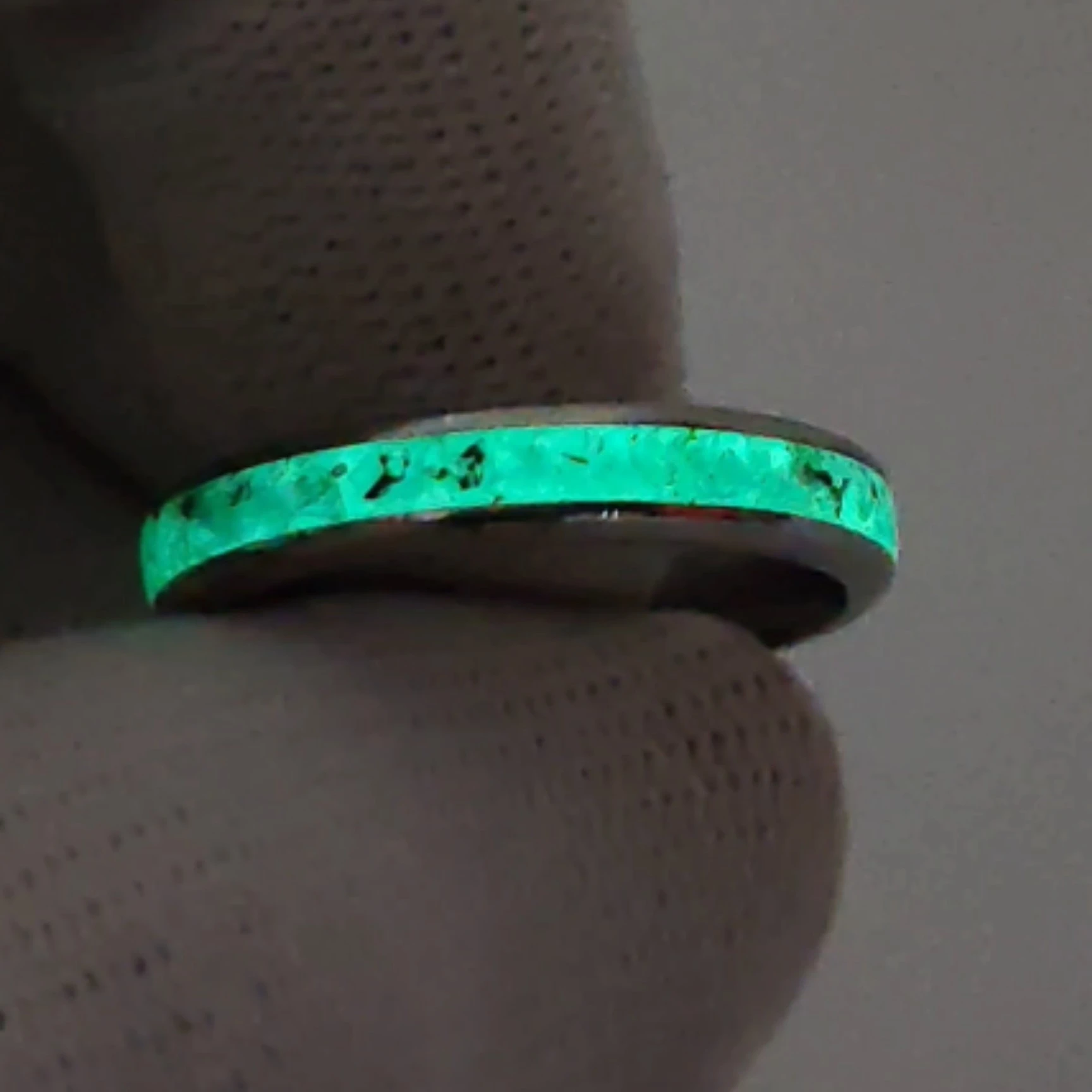 Anillo Neon talla 8.5 de Esmeraldas Verde Manzana  5