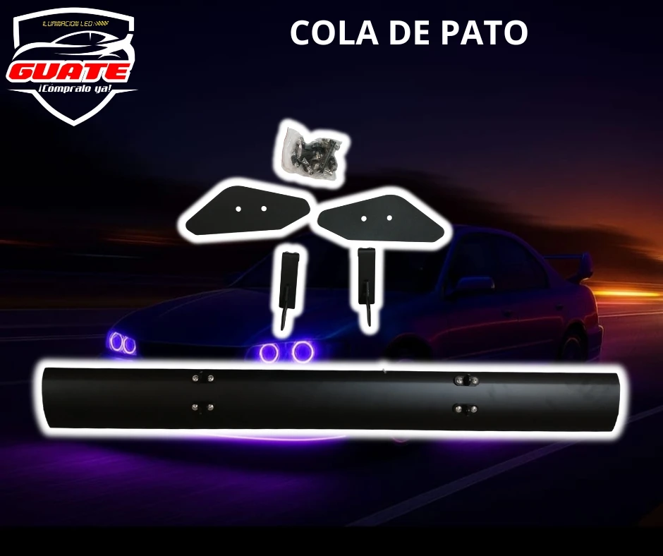 COLA DE PATO CON LUZ LED