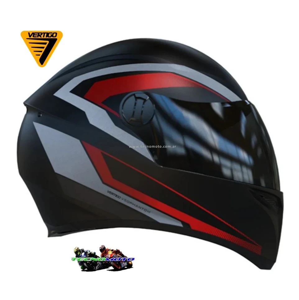 CASCO VERTIGO V50 PHANTON ROJO -L -50445