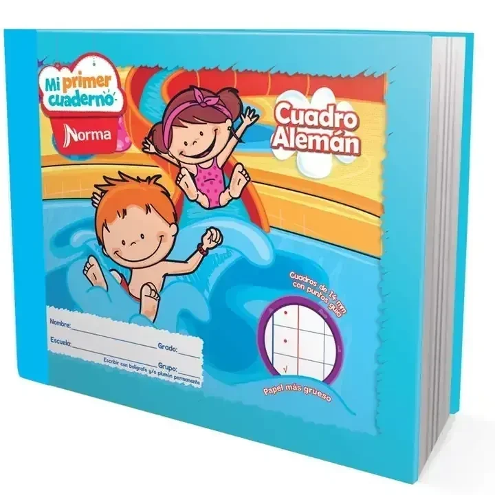 Cuadeno,mi primer cuaderno cuadro aleman 72 h
