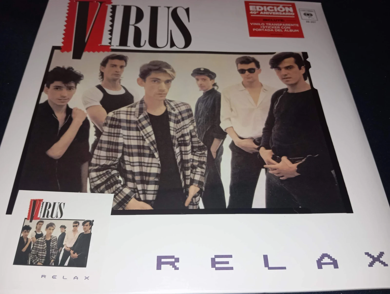 Virus - Relax (VINILO TRANSPARENTE)(ARGENTINA)