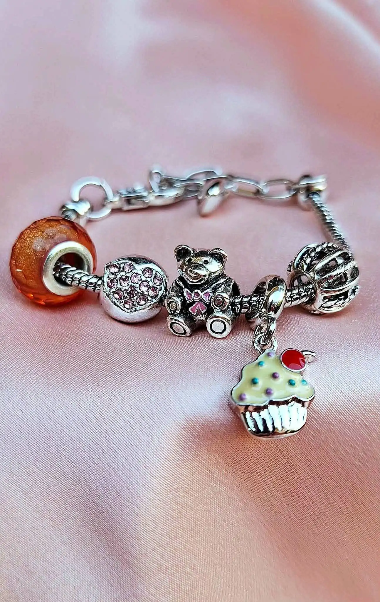 Cobre pulido pulsera de niña 