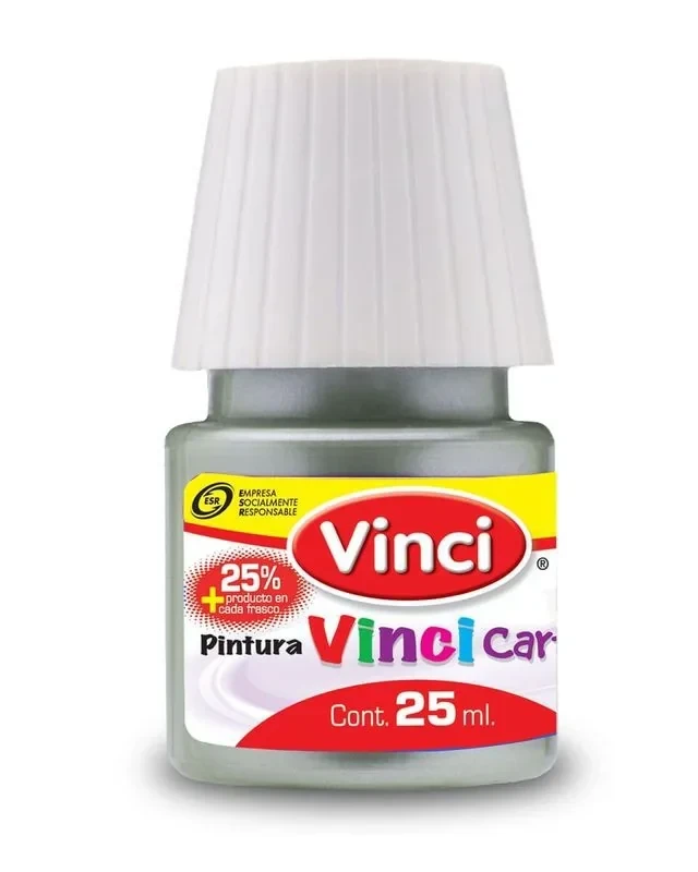 Vinci pintura plata frasco 25 ml