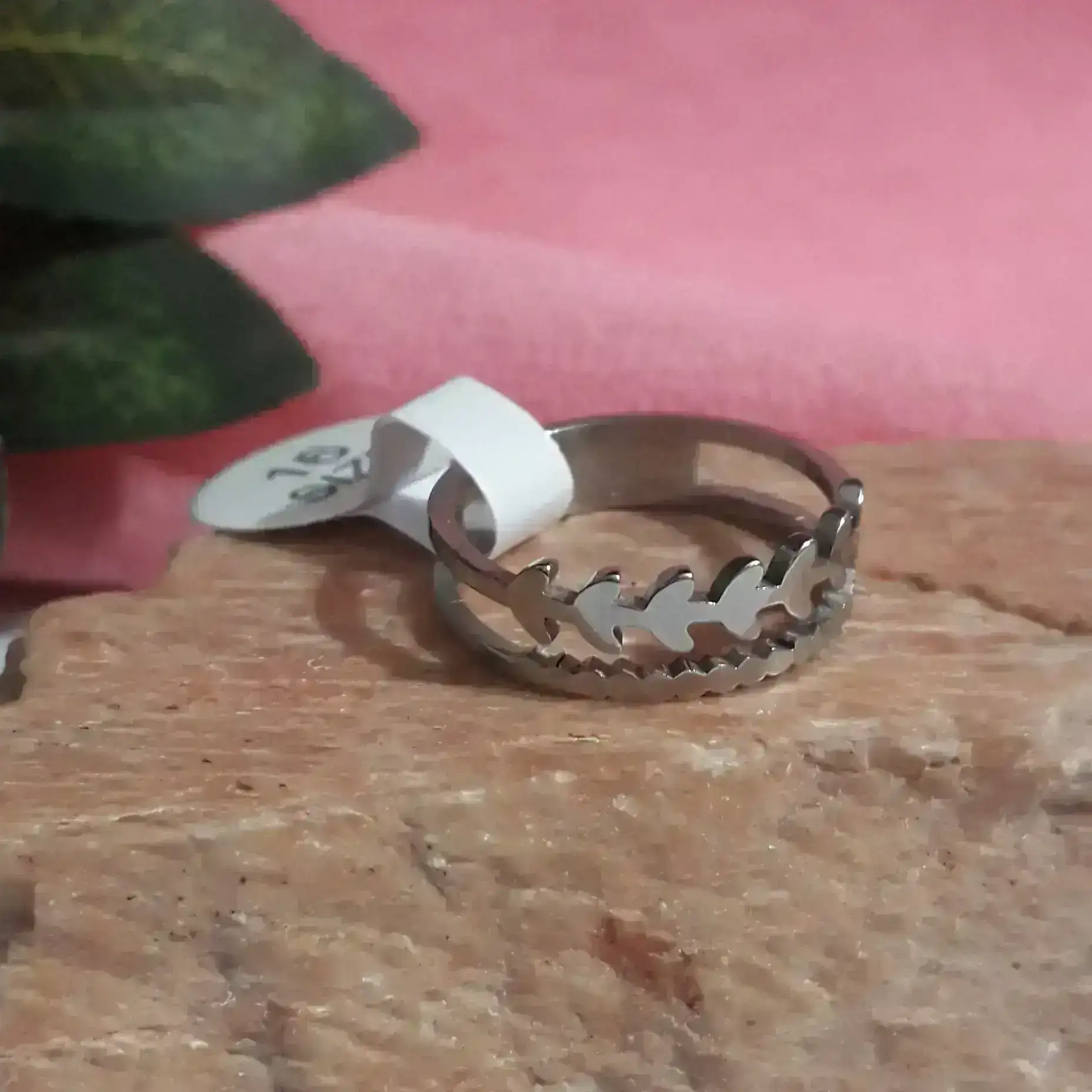 Anillos dobles c/ flechitas. Talle 16