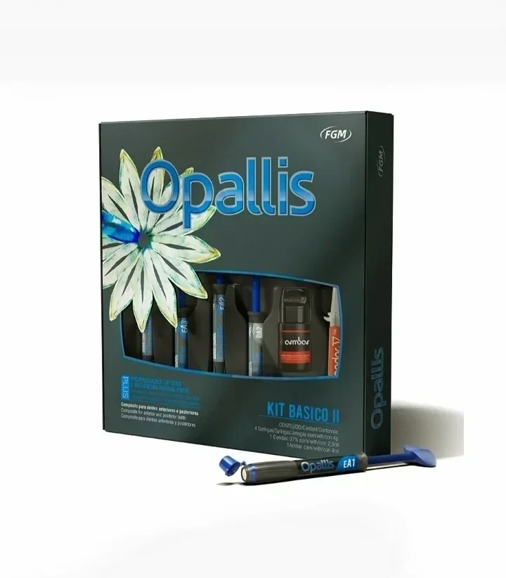 COMPOSITE KIT OPALLIS 4 x 4 GRS + ADHESIVO 4 ML + ACIDO - FGM 