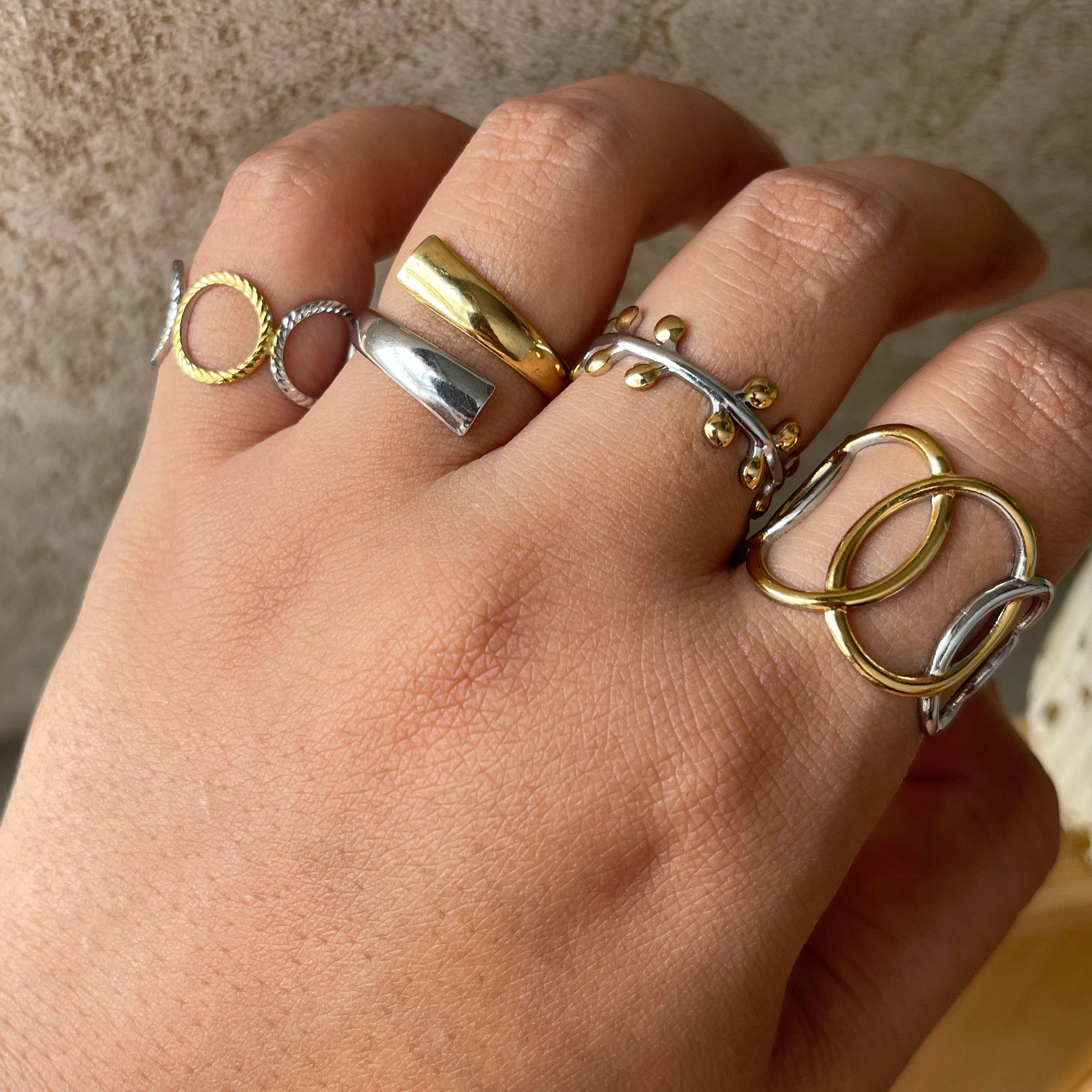 ANILLOS BICOLOR