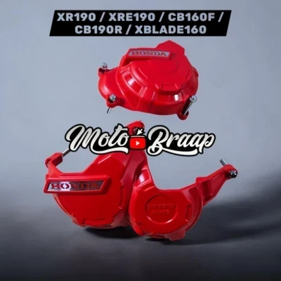 XR 190 PROTECTOR DE MOTOR ROJO
