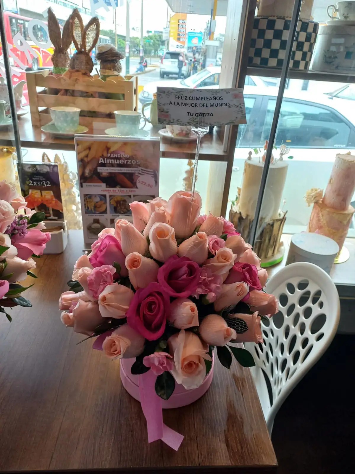 Box rosas 