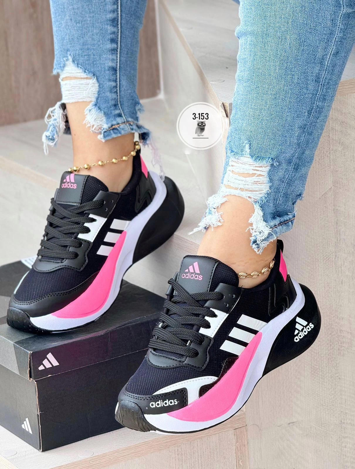 Tenis Dama Adidas Negro