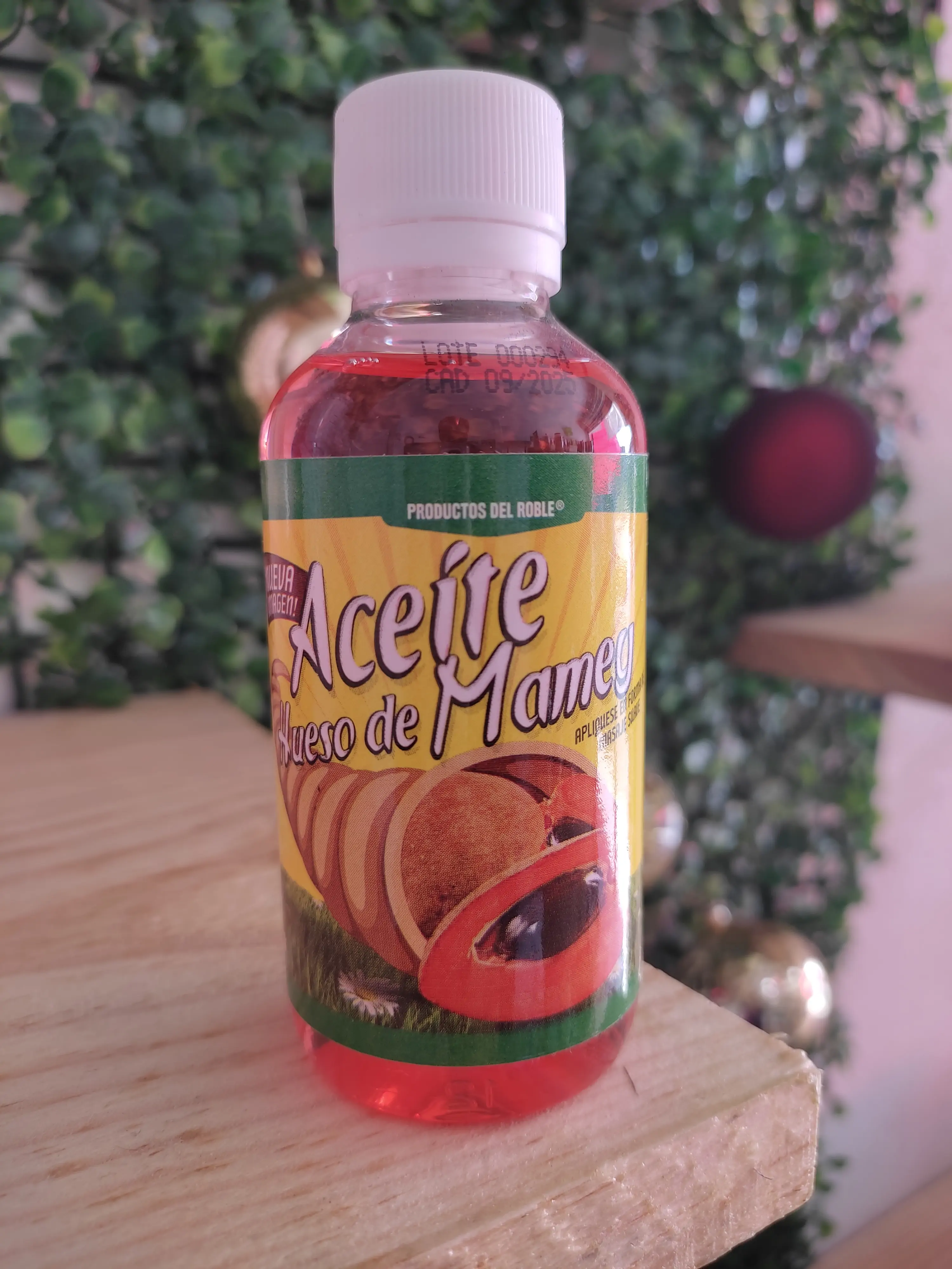 Aceite de hueso de mamey productos del roble
