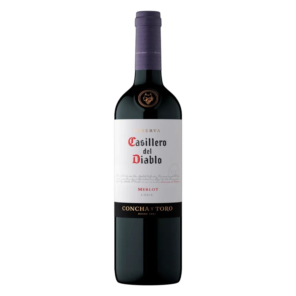 VINO CASILLERO DEL DIABLO MERLOT 750 ML