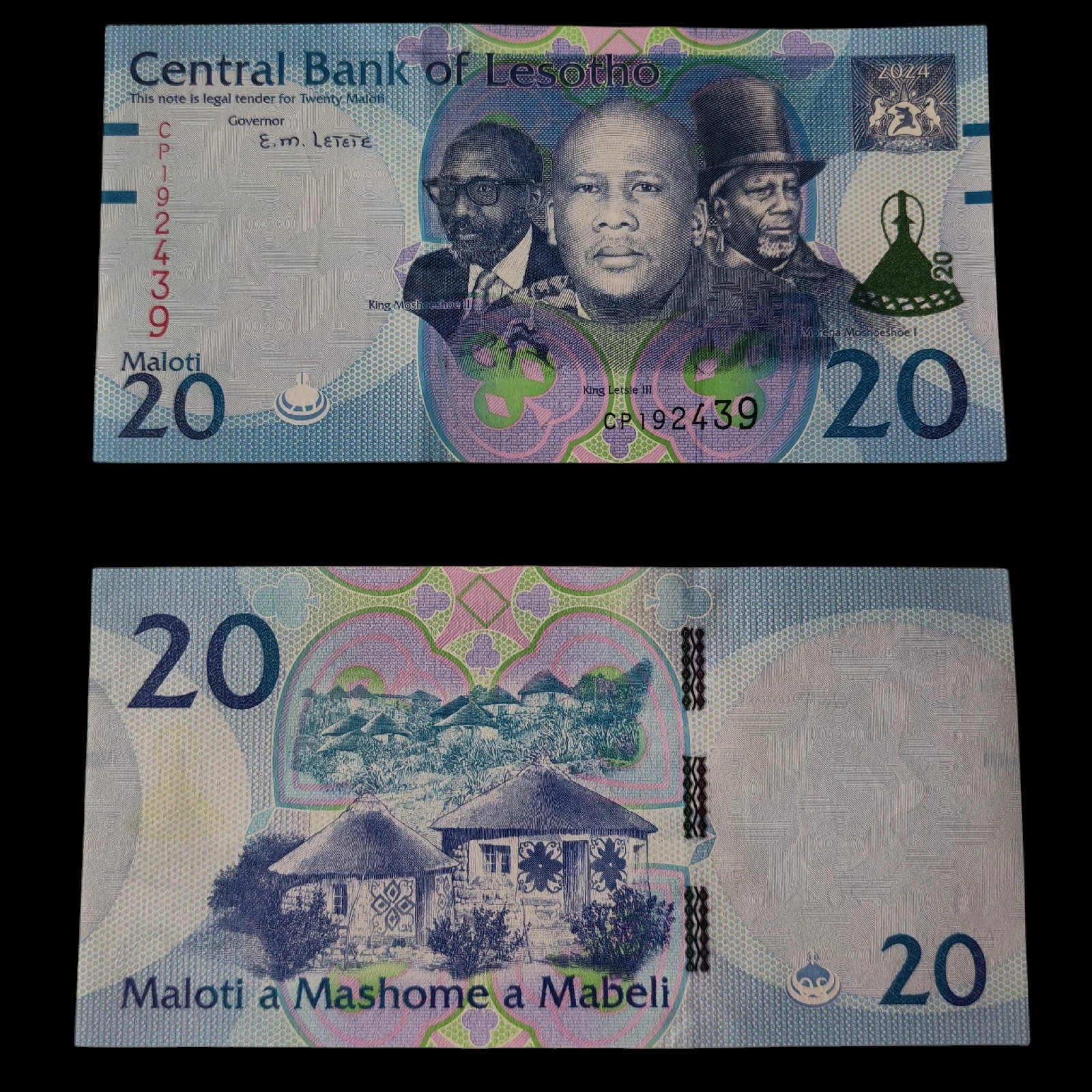 ° Lesotho 20 Maloti UNC 