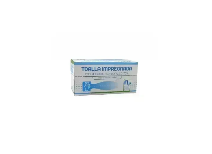 TOALLA IMPREGNADA DE ALCOHOL X 100 MEDICAL 