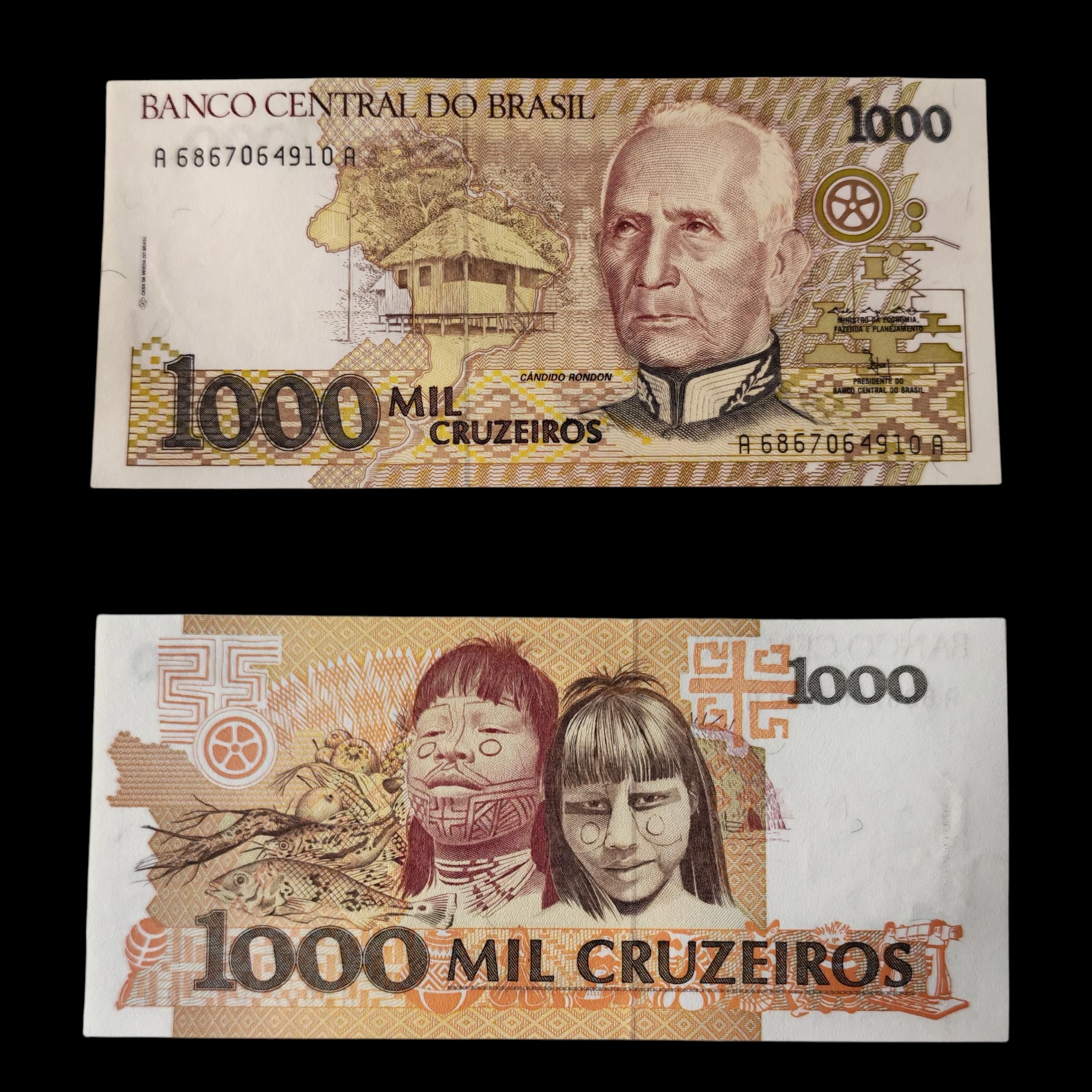 ° Brasil 1000 cruzeiros UNC