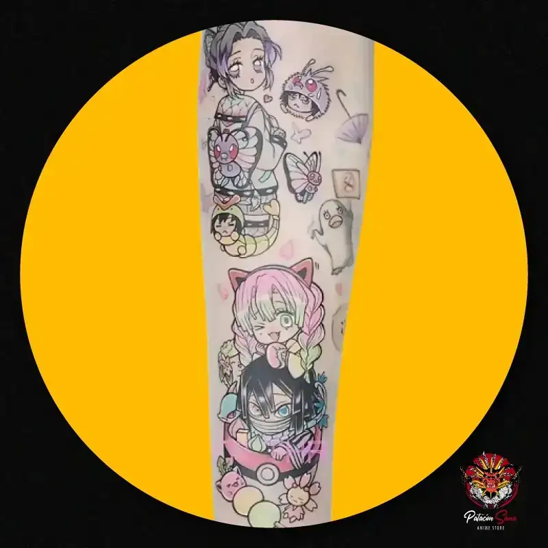 Tatuajes temporales - Kimetsu no yaiba 