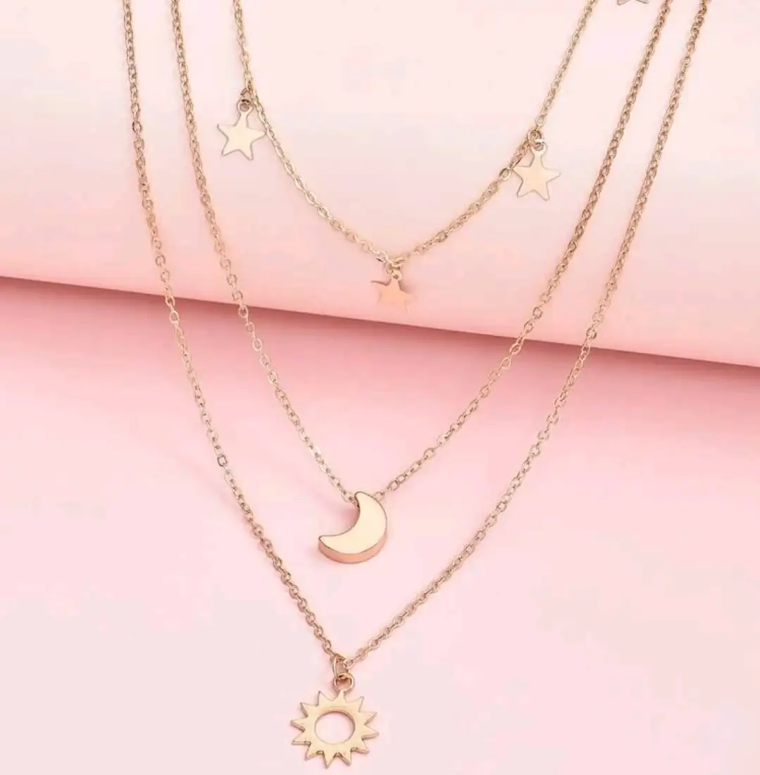 Collar sol luna estrellas 2