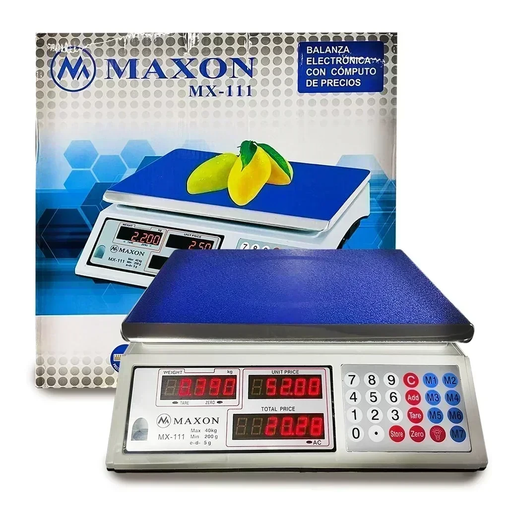 Balanza Digital Eletronica Maxon Mx-111 - 40 Kg 