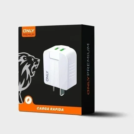CARGADOR 220V MODO-006 – 2USB  con cable tipo c