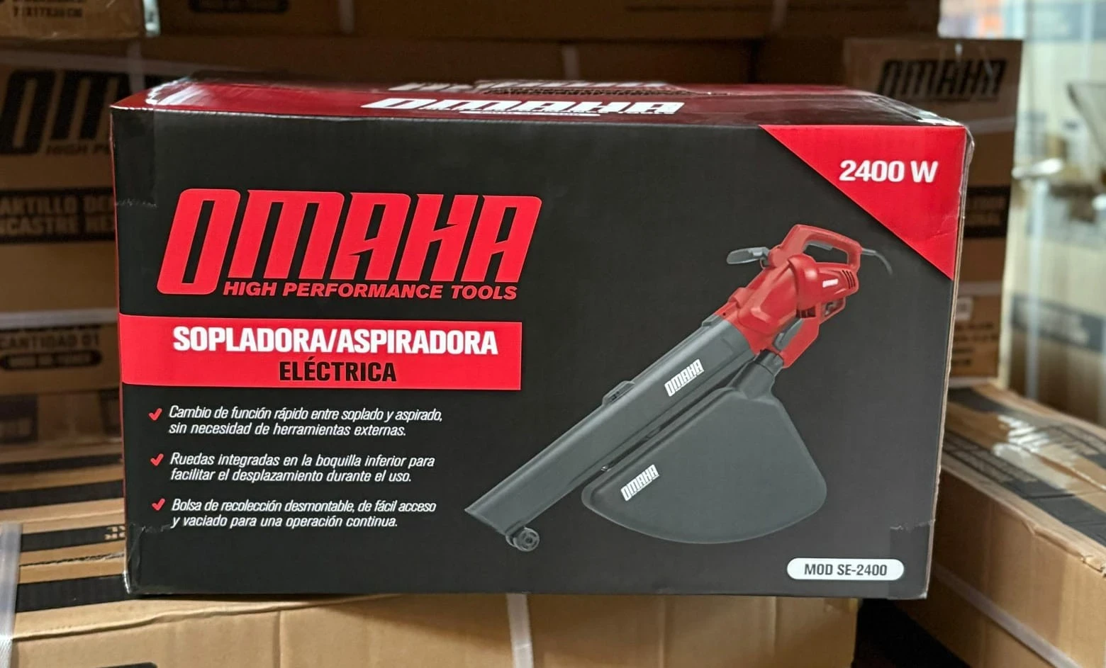 SOPLADORA/ASPIRADORA OMAHA ELÉCTRICA