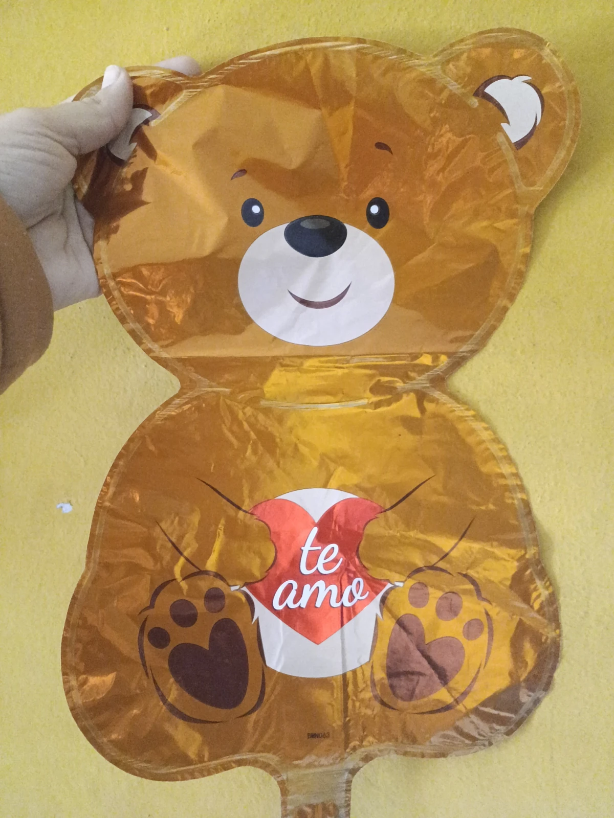 GLOBO OSO CORAZON TE AMO