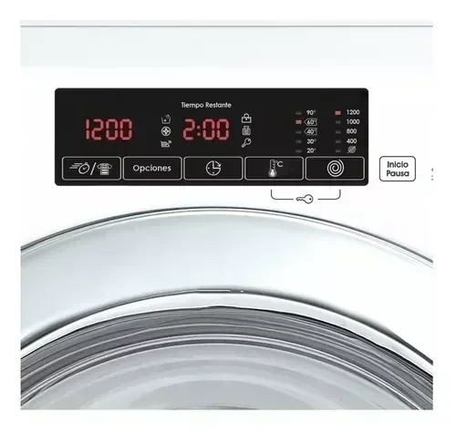 Lavarropas CANDY 8Kg. GVS128TC3 Blanco 2