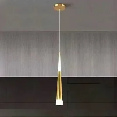 LAMPARA COLGANTE SIMPLE GOLD 5W LUZ CALIDA 3000K 5