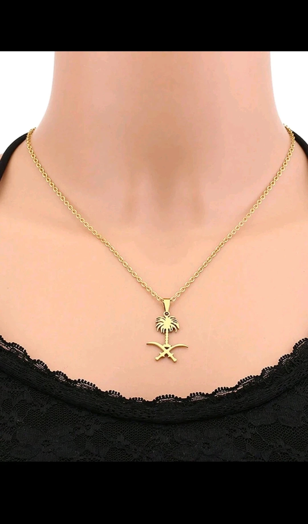 Collar colgante/ Emblema de Arabia Saudita 2