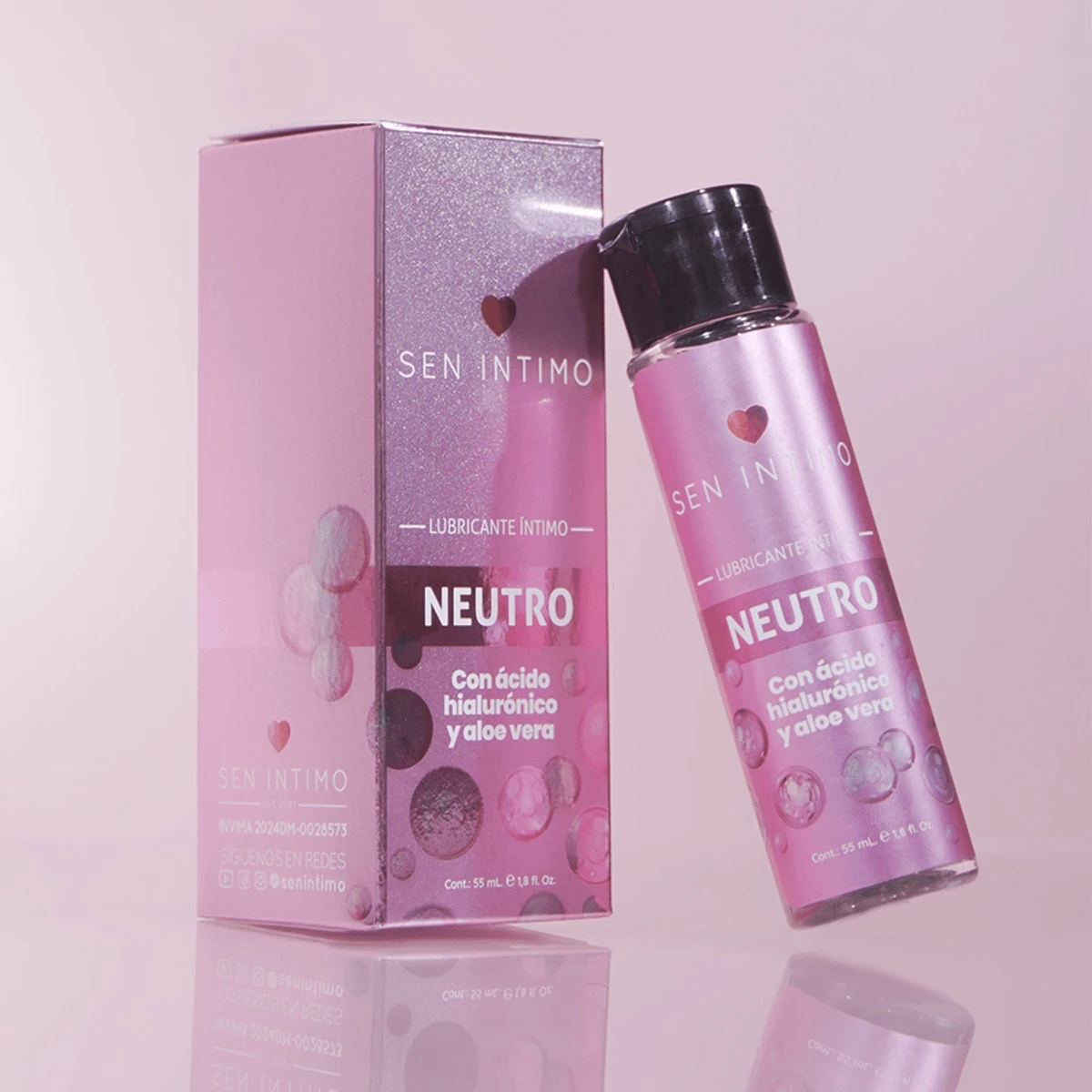 Lubricante Neutro con acido hialuronico y alove