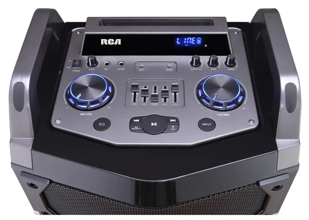 PARLANTE PORTATIL RCA C/BLUETOOTH Y MICROFONO  2