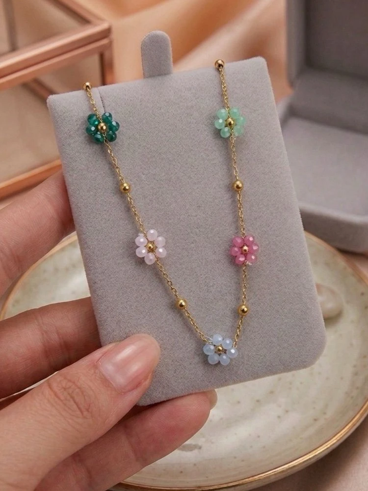 Pulsera florecitas delicada 2
