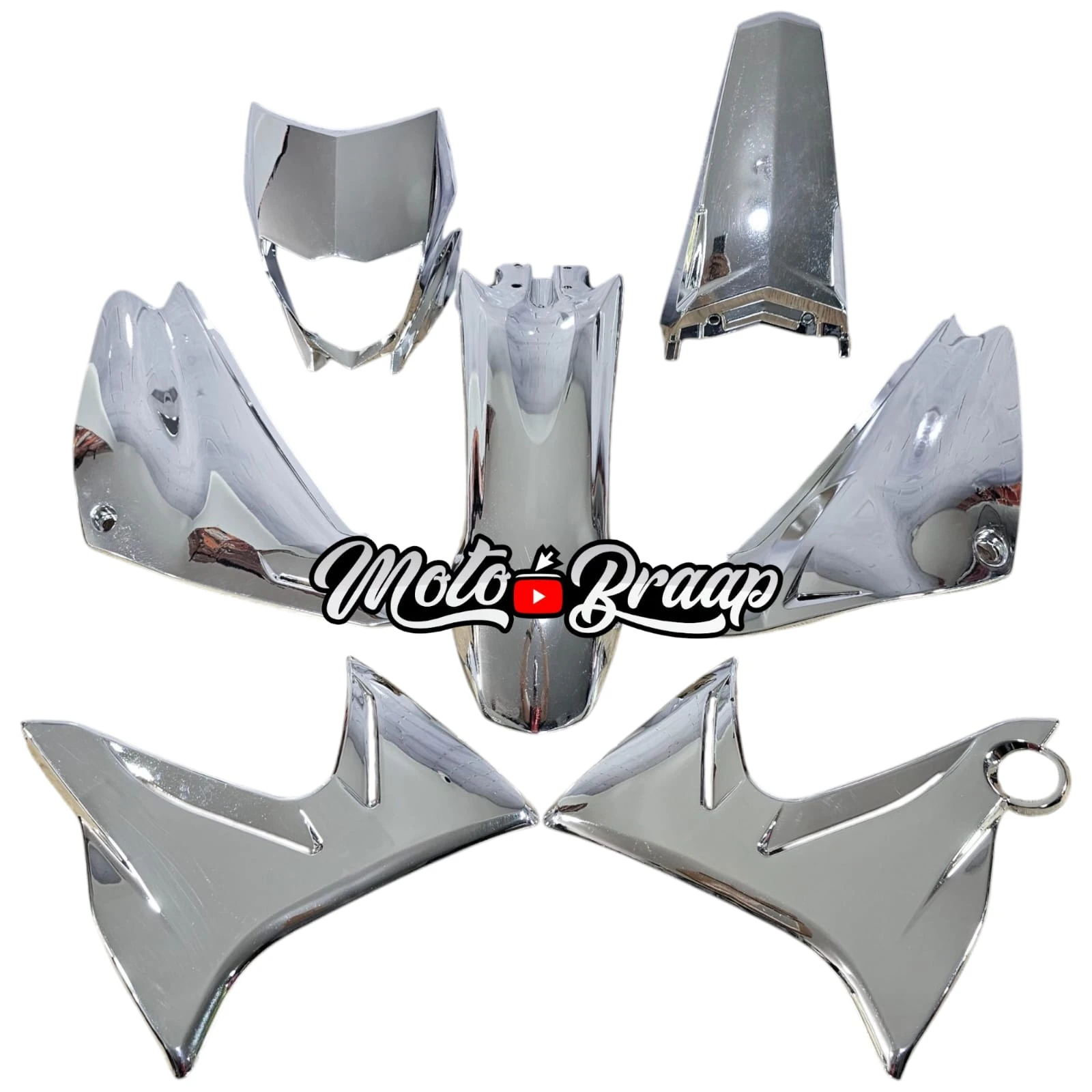 XTZ 125 PLASTICOS CROMO