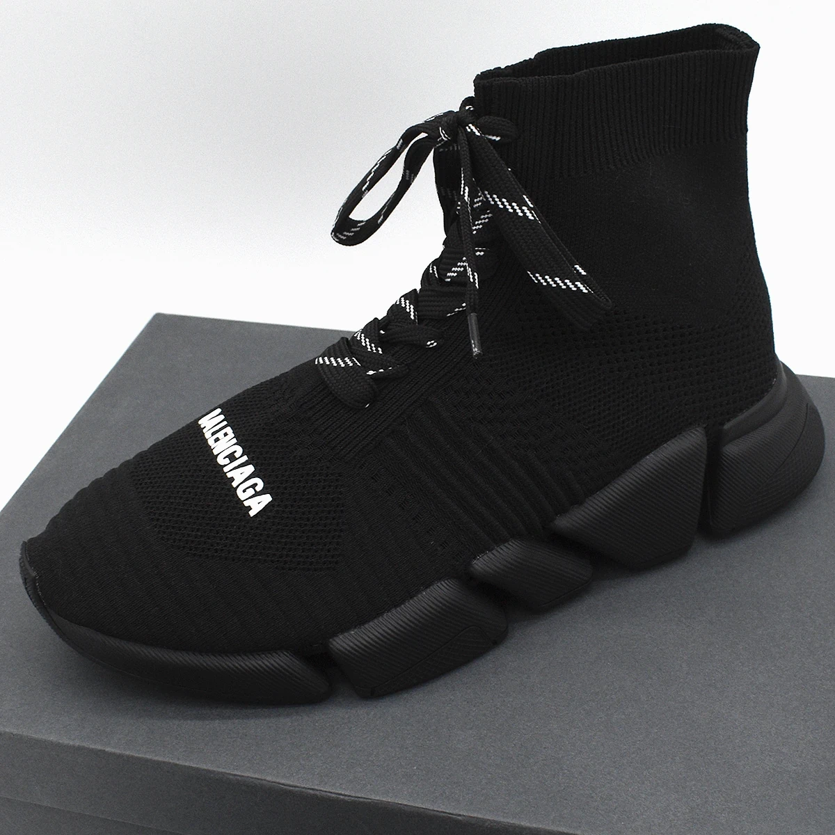 Balenciaga Speed 2.0 Lace Up Negro 7