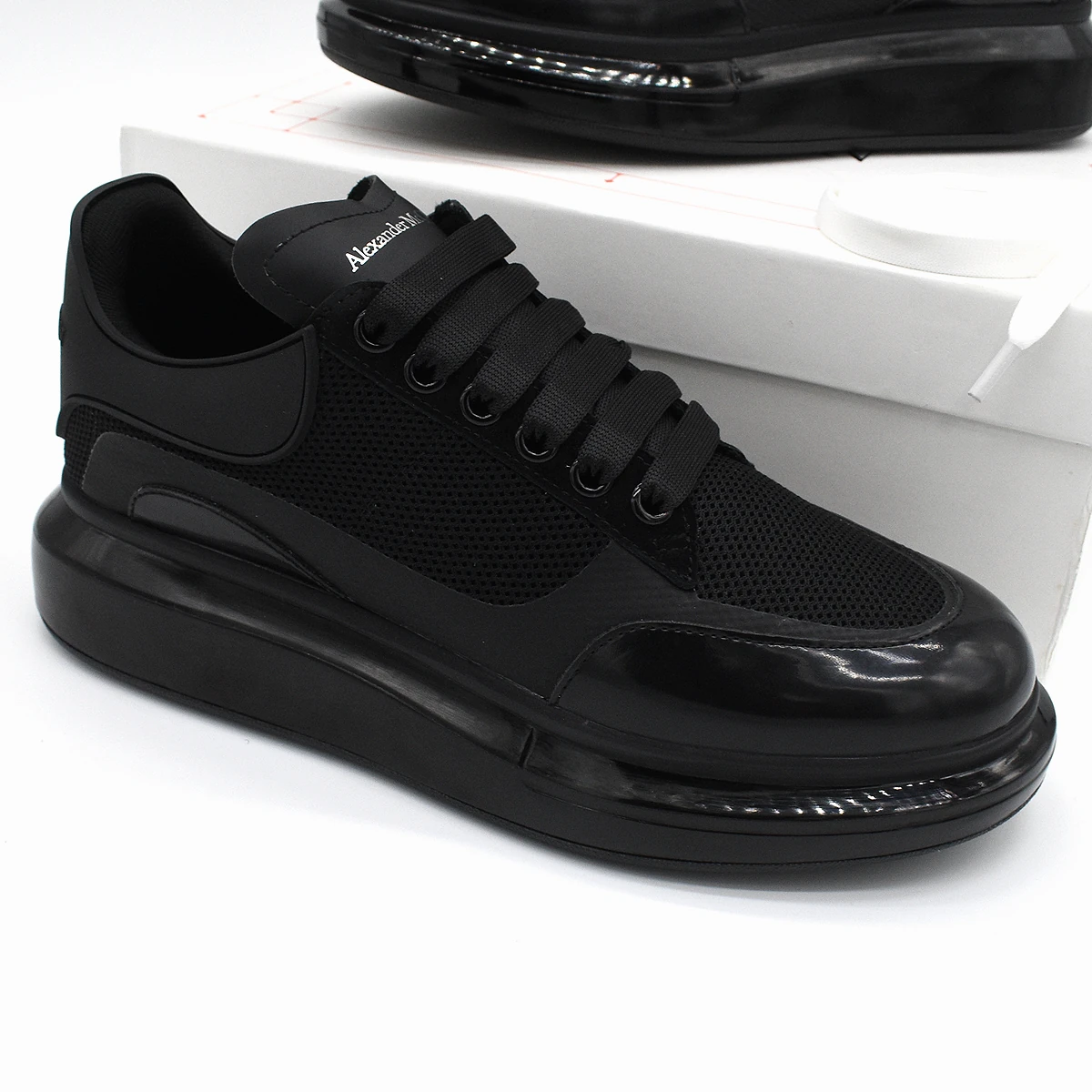 Alexander McQueen Oversized Sneaker 'Black' 7