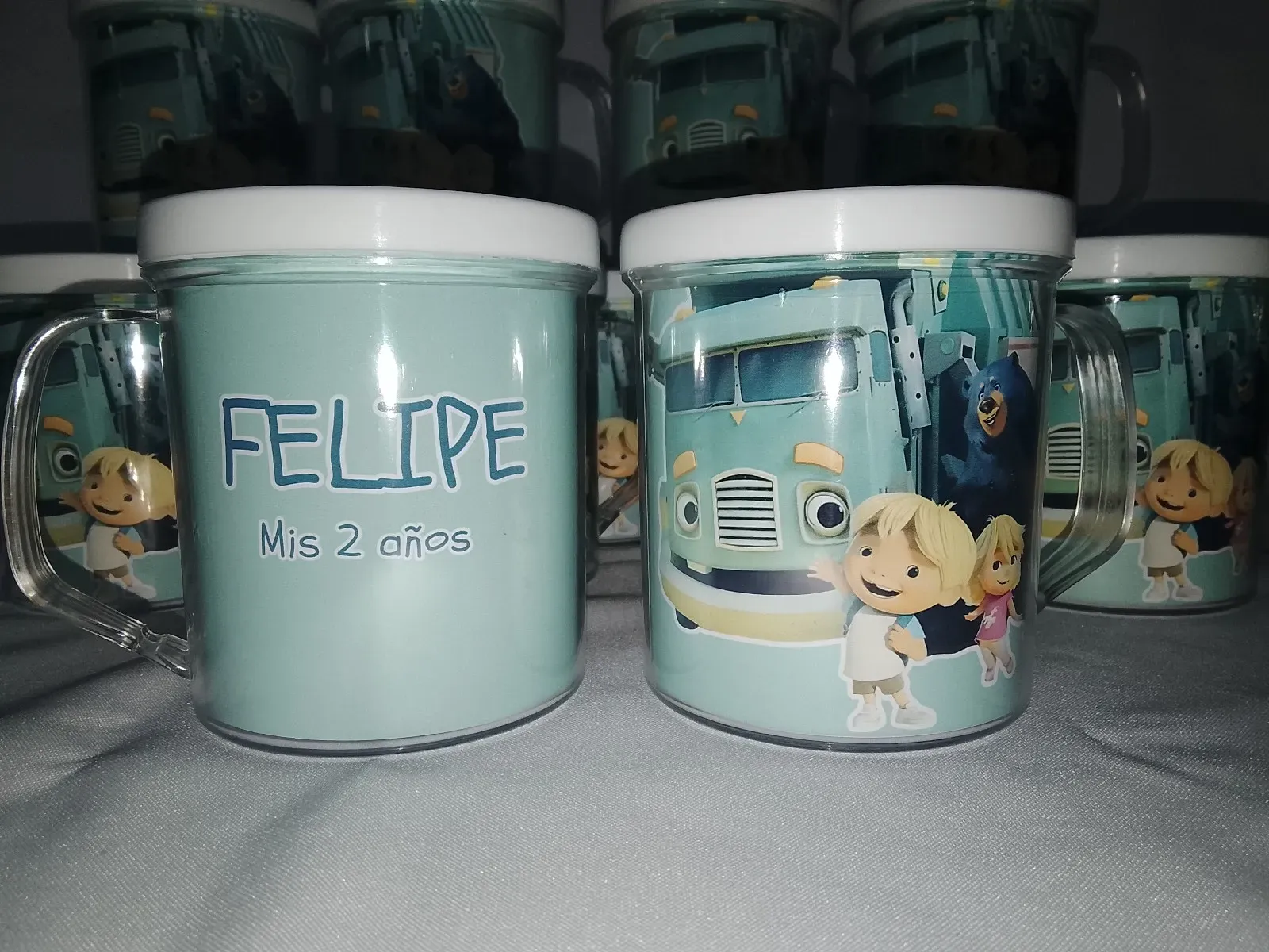 Taza acrílico pack por 10 unidades  2