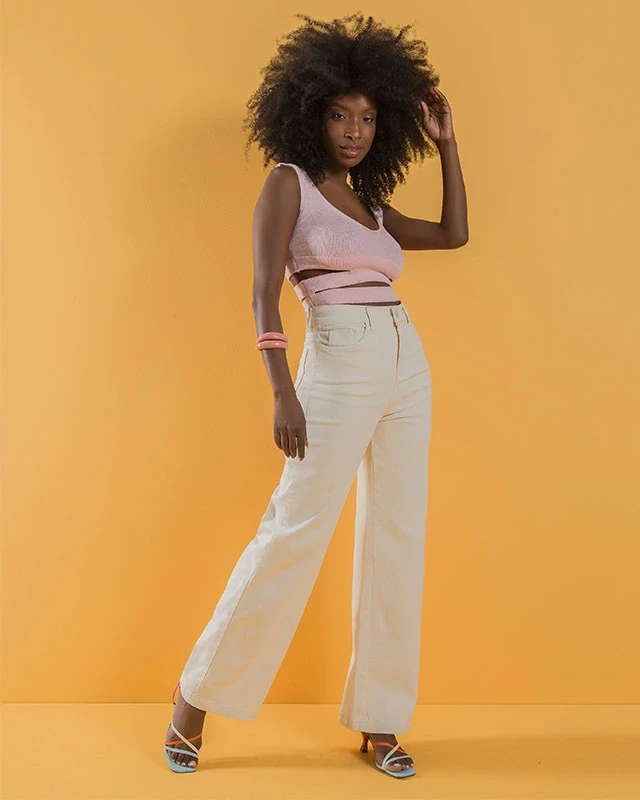 Calça Fem Wide Leg 8