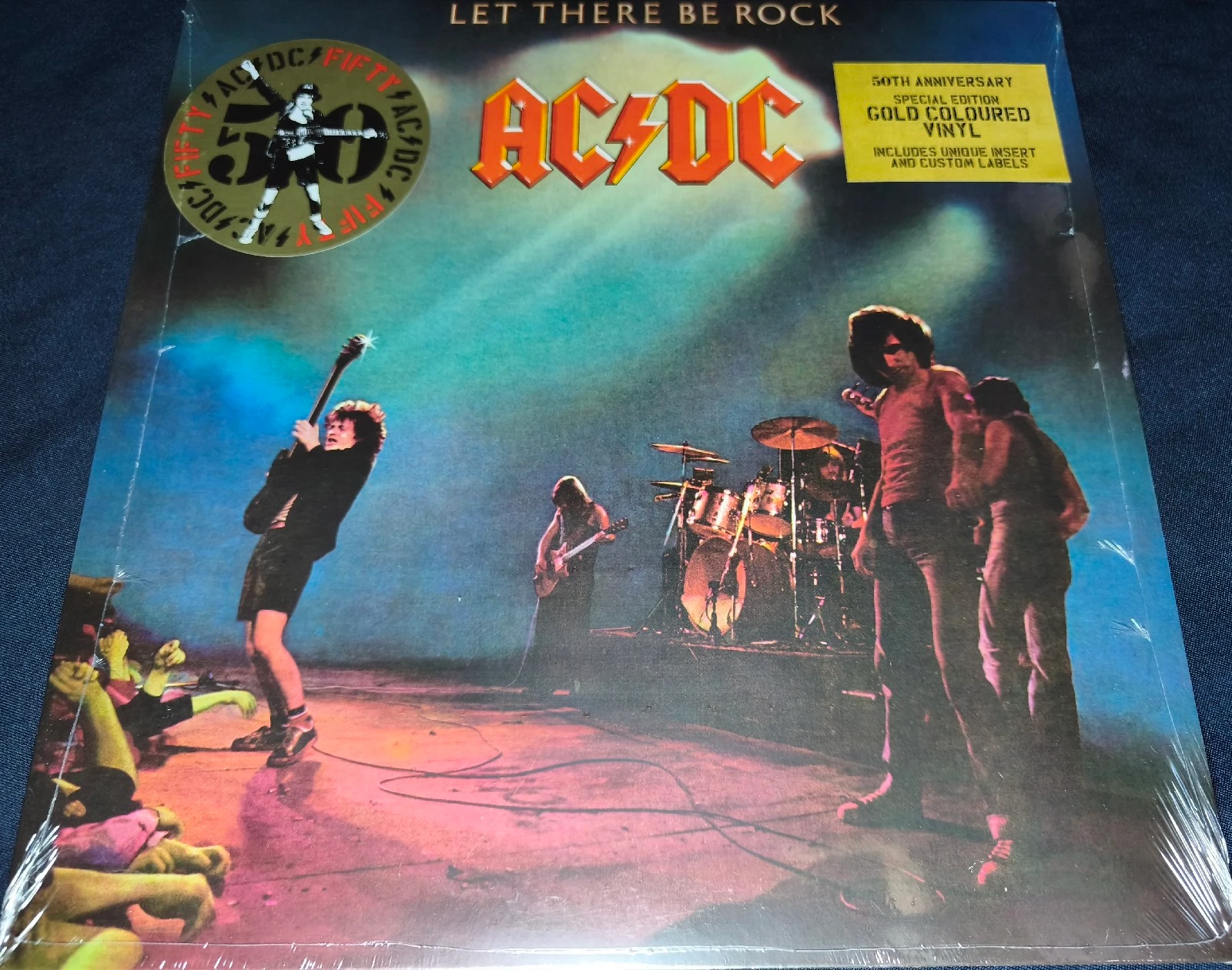 AC/DC - Let There Be Rock (VINILO GOLD)(50TH ANNIVERSARY)(EU.)