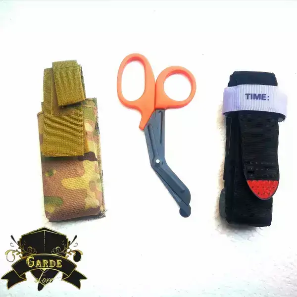 Kit torniquete táctico de emergencia. 