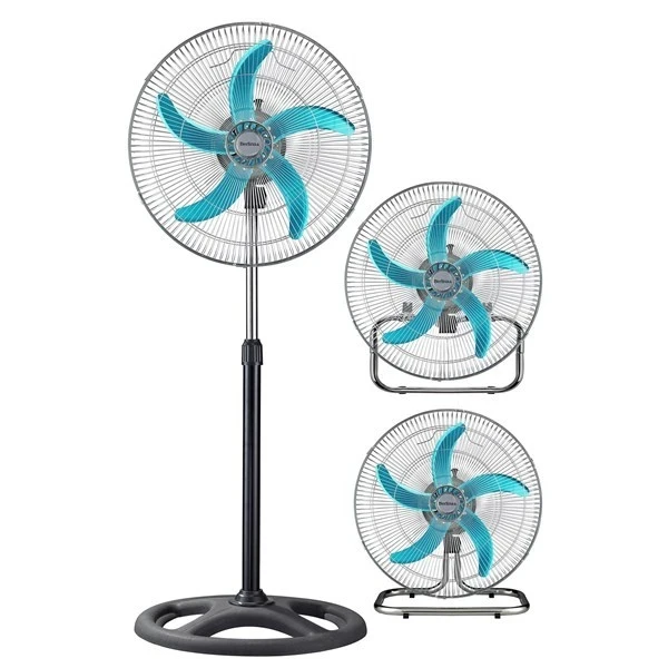 Ventilador Acero inox. 5 Aspas/ 3 en 1/ 18"