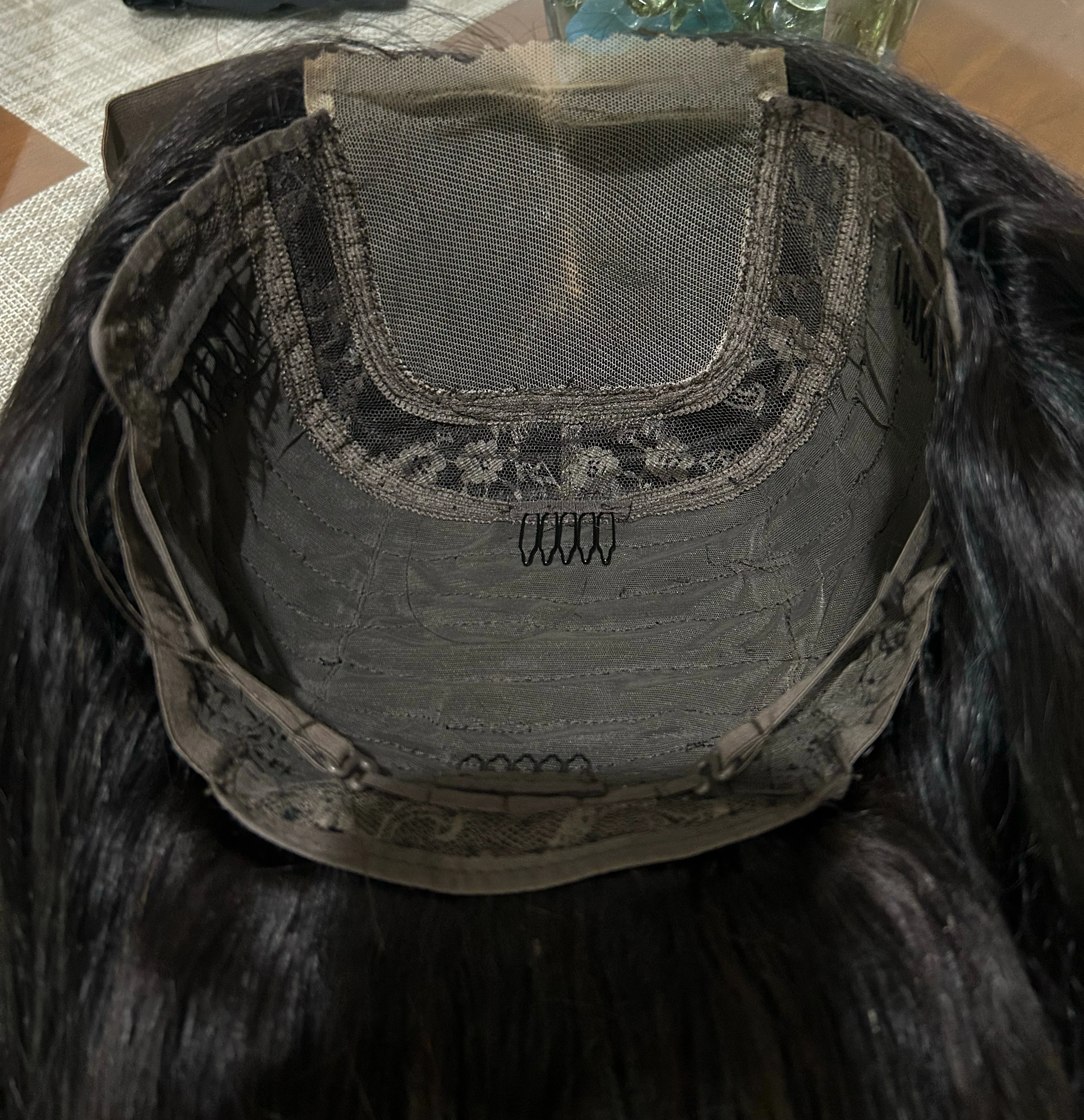 Peluca 16 pulgadas cabello humano, frontal lace 4x4  4