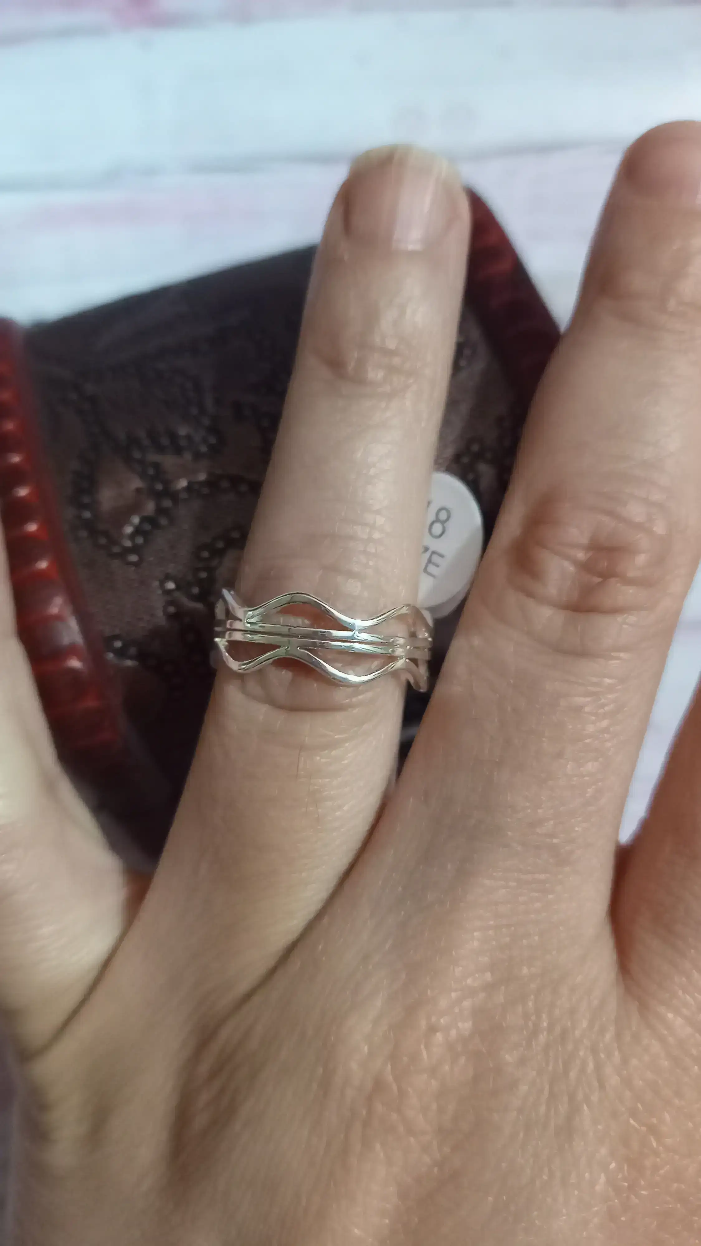 Anillo abierto olitas t18 2