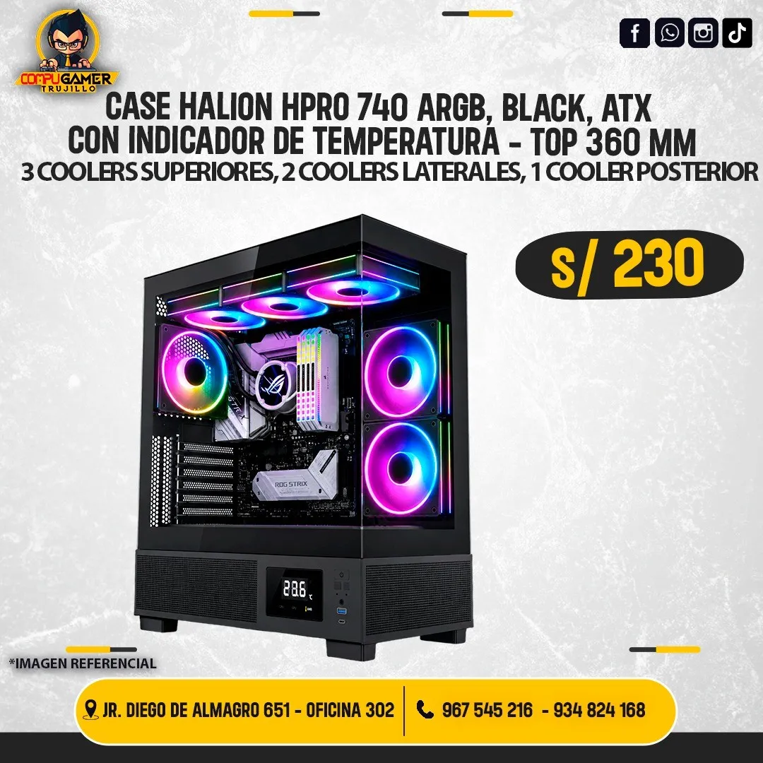 CASE HALION HPRO 740 BLACK