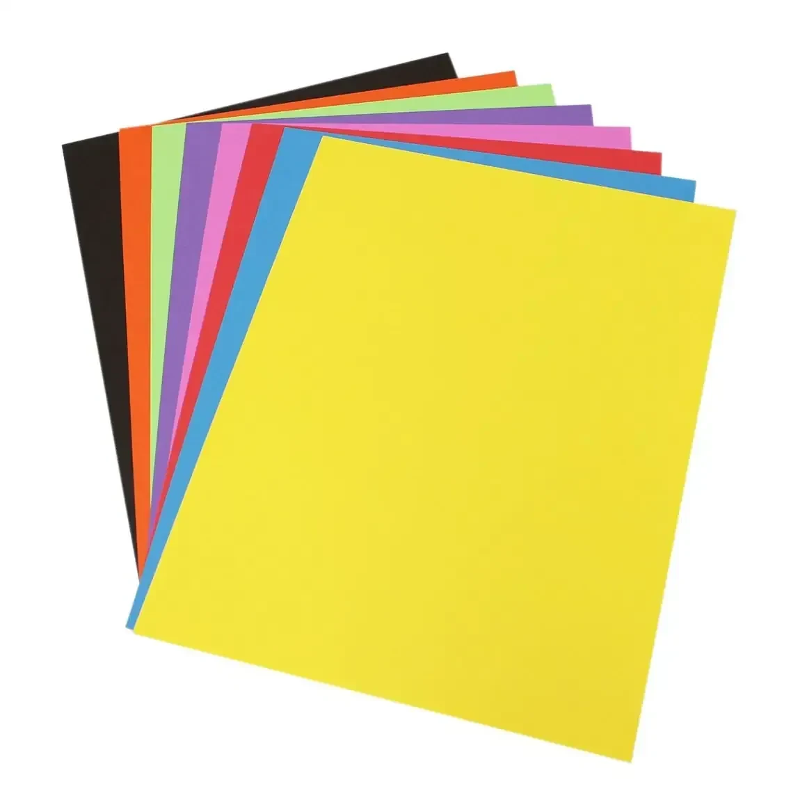 Hoja de colores bolsa con 100 tamaño carta  3