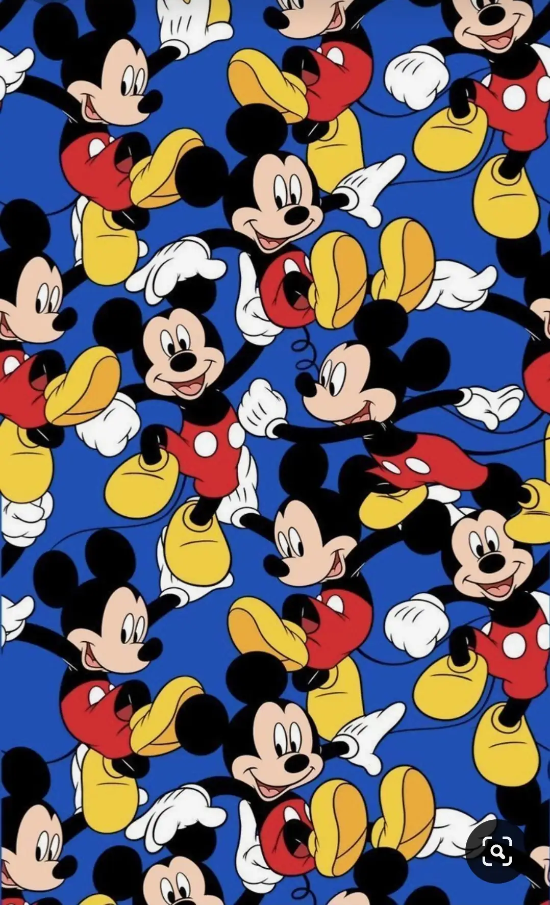 Mickey fondo azul