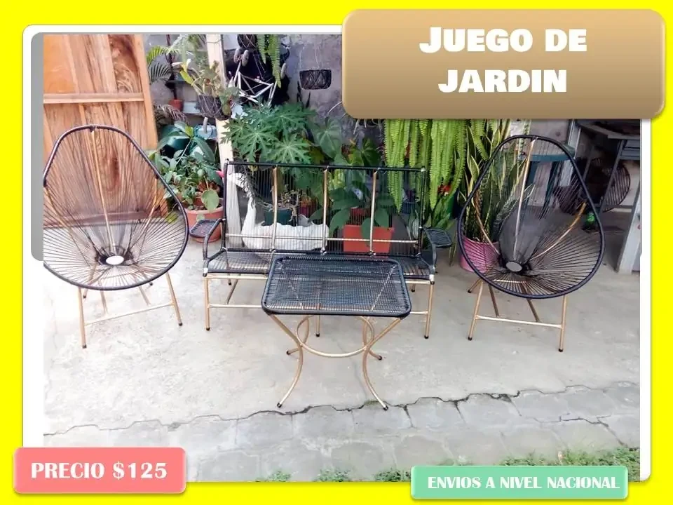 Juego de jardín 4