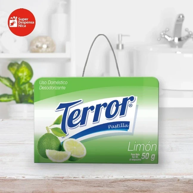Pastilla Para Baño Terror Limón 50g