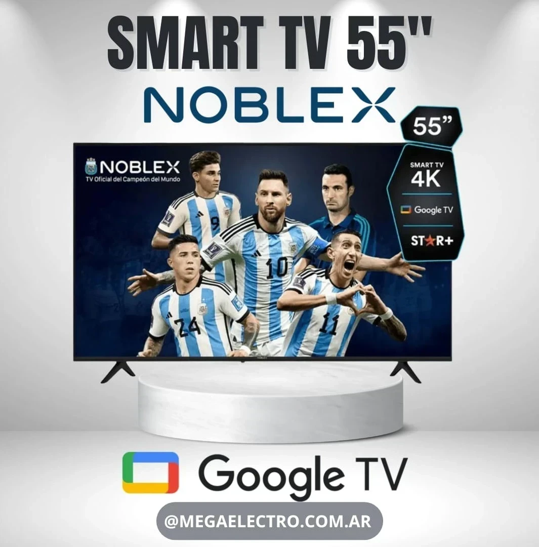 Smart tv Noblex 55" google tv