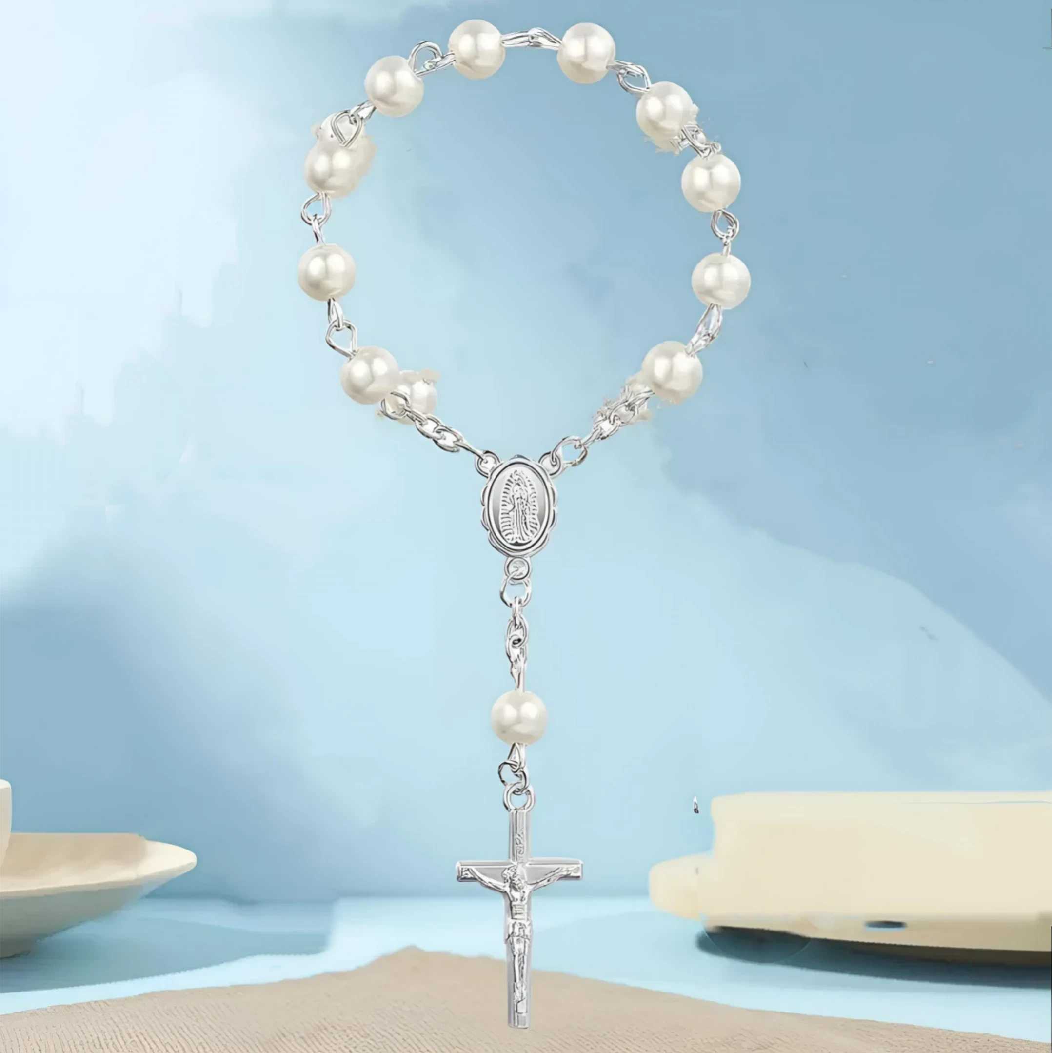 A PULSERA DE ROSARIO BAUTIZO  2