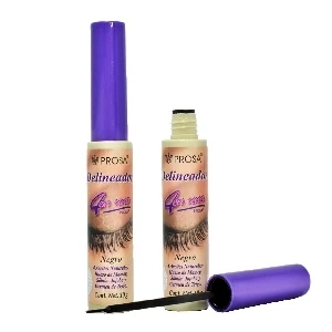 DELINEADOR COLOR NEGRO CON TAPA MORADA PROSA 10G