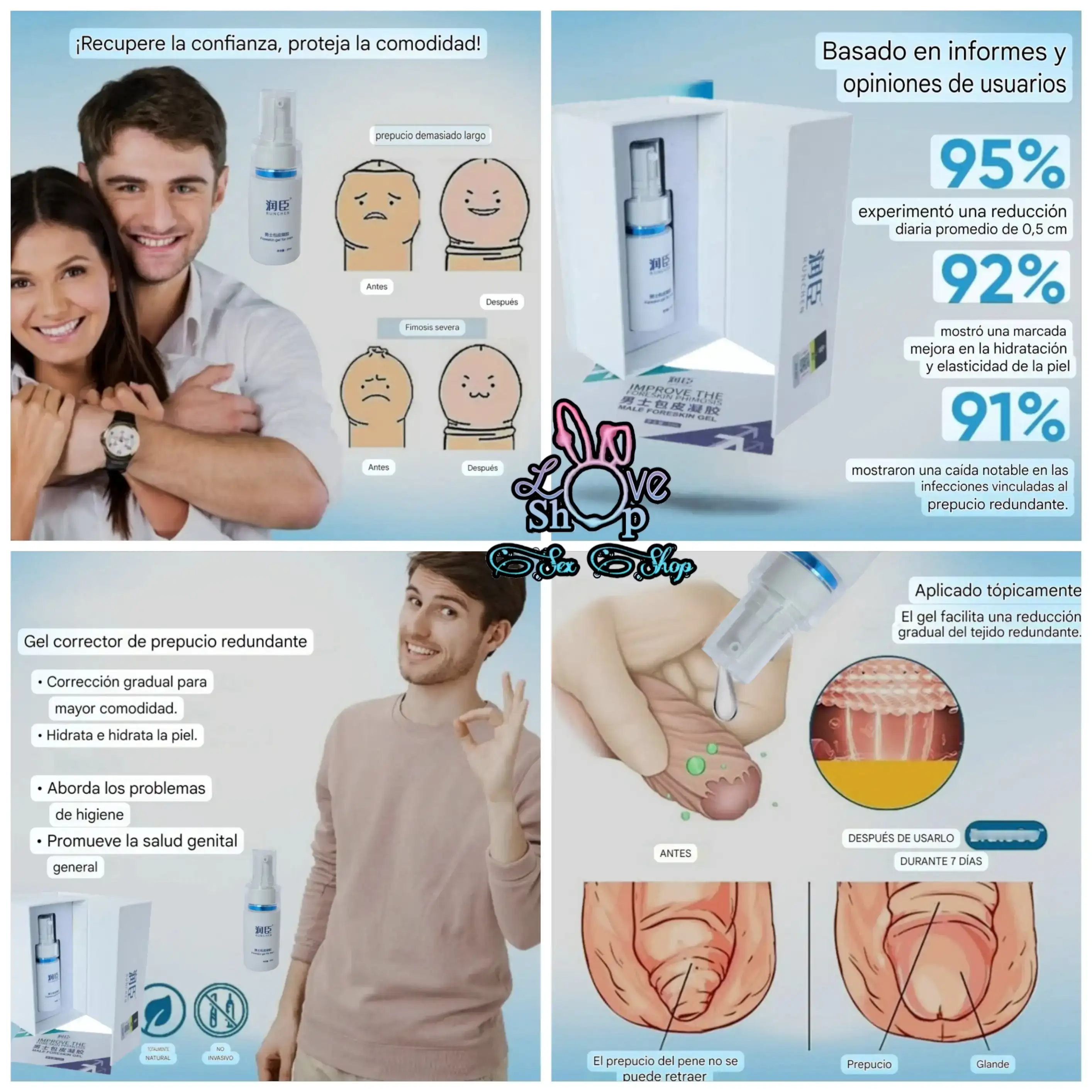 Gel para prepucio